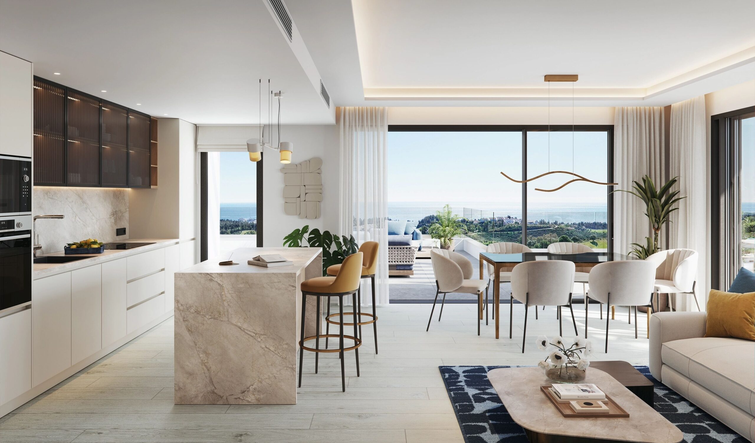 Pisos de 4 dormitorios en Mijas 4 Bedroom apartments in Mijas Apartamente de 4 dormitoare în Mijas Appartements 4 chambres à Mijas