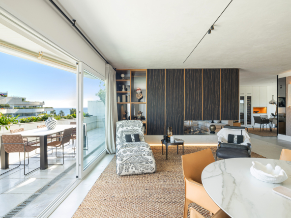 Magnifique penthouse en duplex de 4 chambres avec vue sur la mer à Puerto Banús