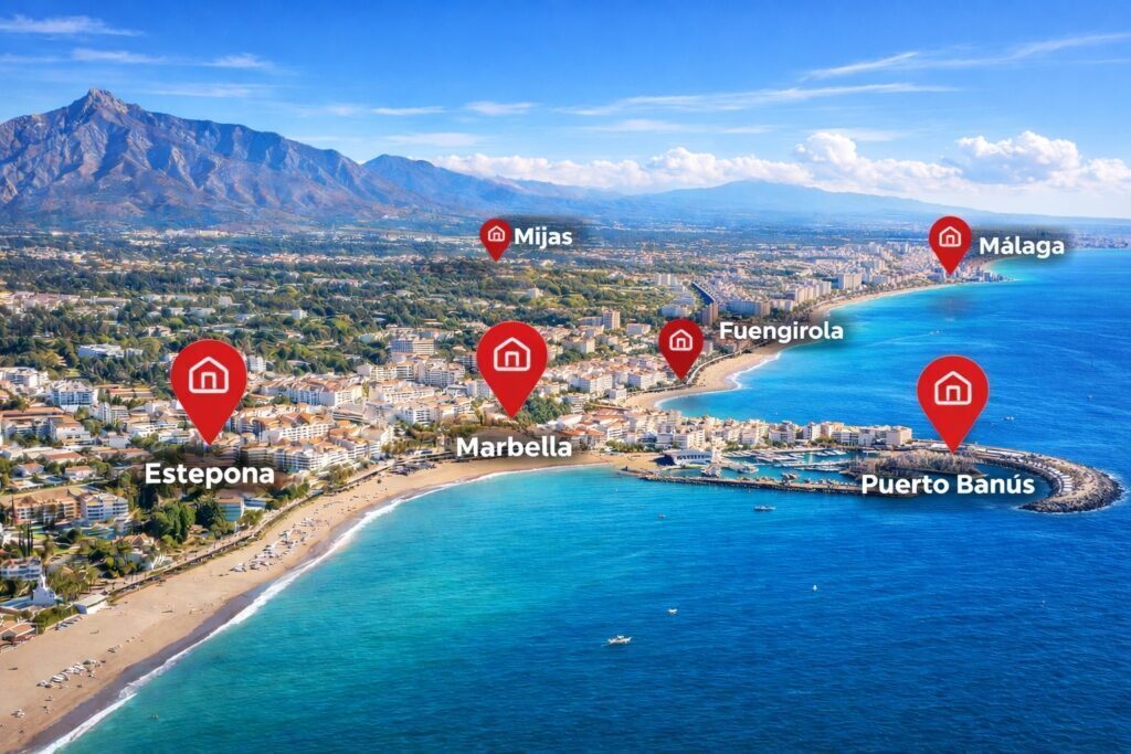 Propriétés à vendre et à louer sur la Costa del Sol